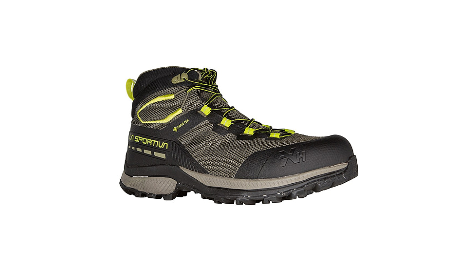 La Sportiva TX Hike Mid GTX Shoes - Mens, Black/Lime Punch, 44, 44Q-999729-44