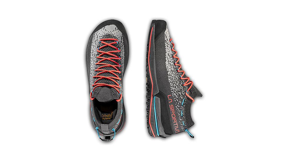 La Sportiva TX2 Evo Approach Shoes - Womens, Carbon/Hibiscus, 40, 27W-900402-40