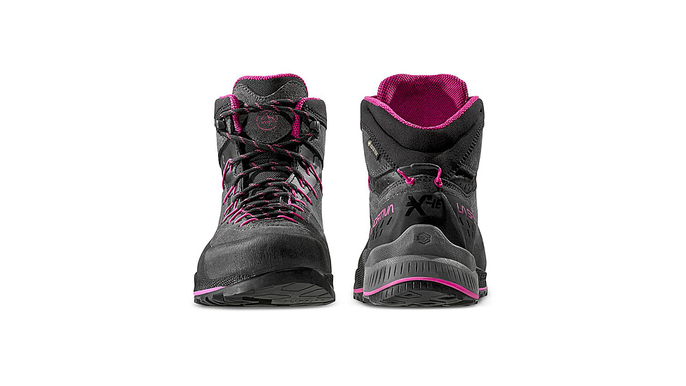 La Sportiva TX4 Evo Mid GTX Shoes - Womens, Carbon/Springtime, 36, ZFAS048-G00P11-36
