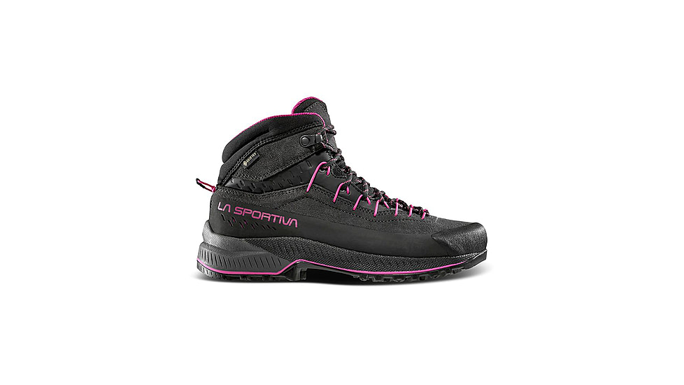 La Sportiva TX4 Evo Mid GTX Shoes - Womens, Carbon/Springtime, 36, ZFAS048-G00P11-36