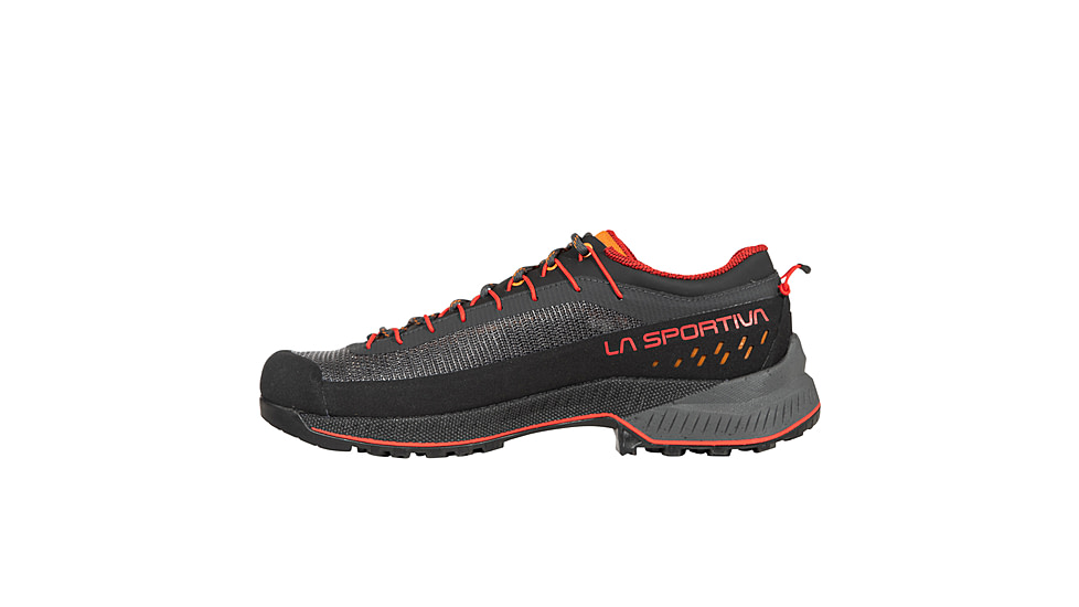 La Sportiva TX4 EVO ST Approach Shoes - Mens, Carbon/Mountain Red, 47, ZFAS049-G00R24-47