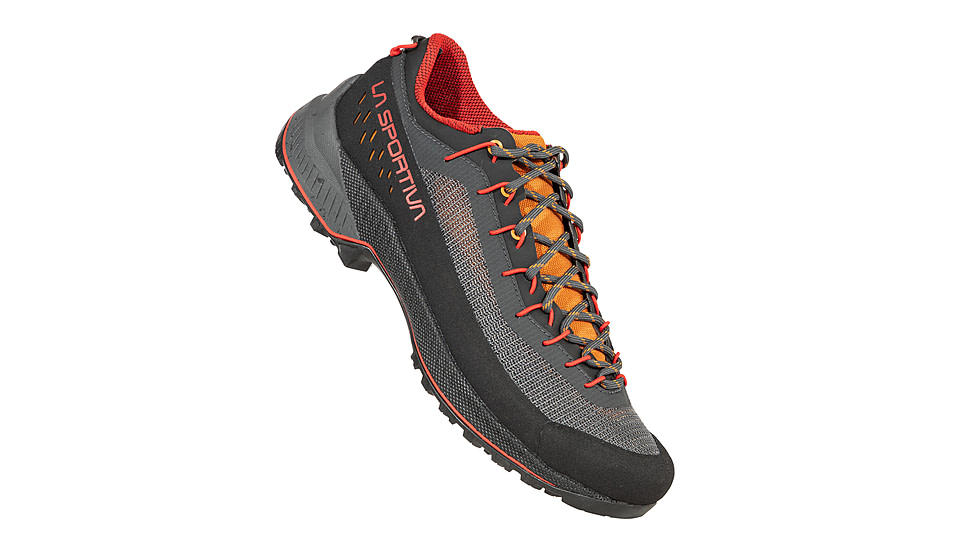 La Sportiva TX4 EVO ST Approach Shoes - Mens, Carbon/Mountain Red, 47, ZFAS049-G00R24-47