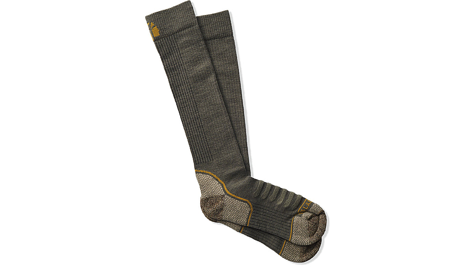 LaCrosse Footwear Men's Copper Merino Socks, Green, Medium, 913327-M