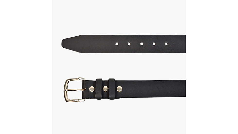 Lejon Brushgun Leather Belt - Mens, Black, 34, VA-81371-34