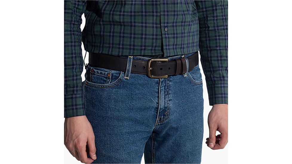Lejon Calhoun Leather Belt - Mens, Chocolate, 42, VB-7041-42