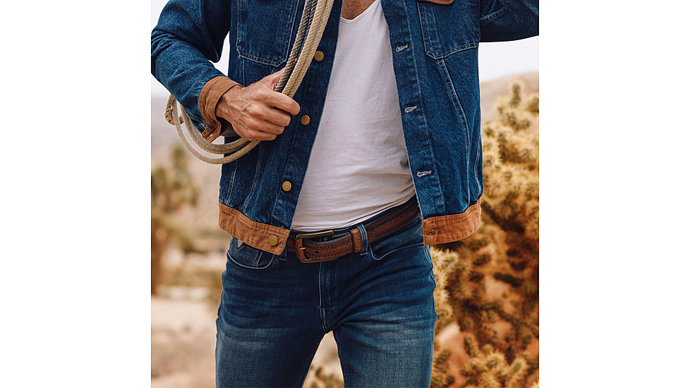 Lejon Chippewa Leather Belt - Mens, Brown, 42, VB-1092-42