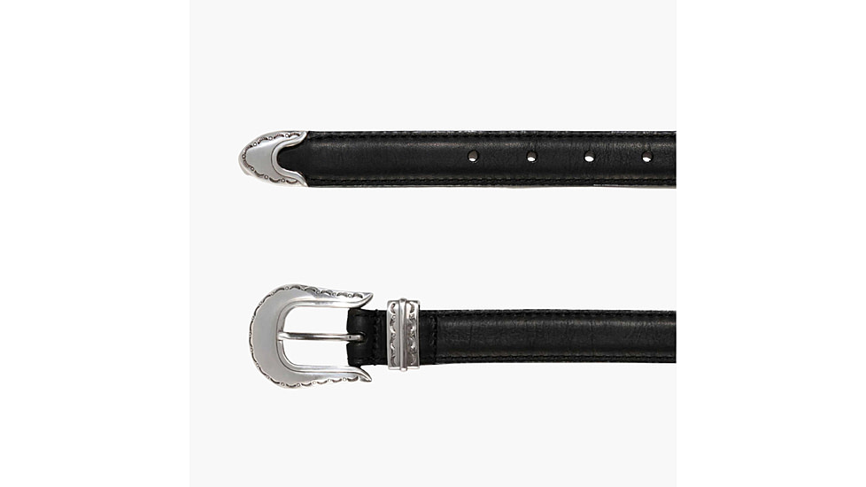 Lejon Magnolia Leather Belt - Womens, Black, Extra Large, VB-10001-XL