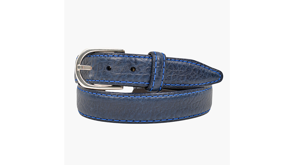 Lejon Pinnacle Leather Belt - Mens, Navy, 34, VB-115-34
