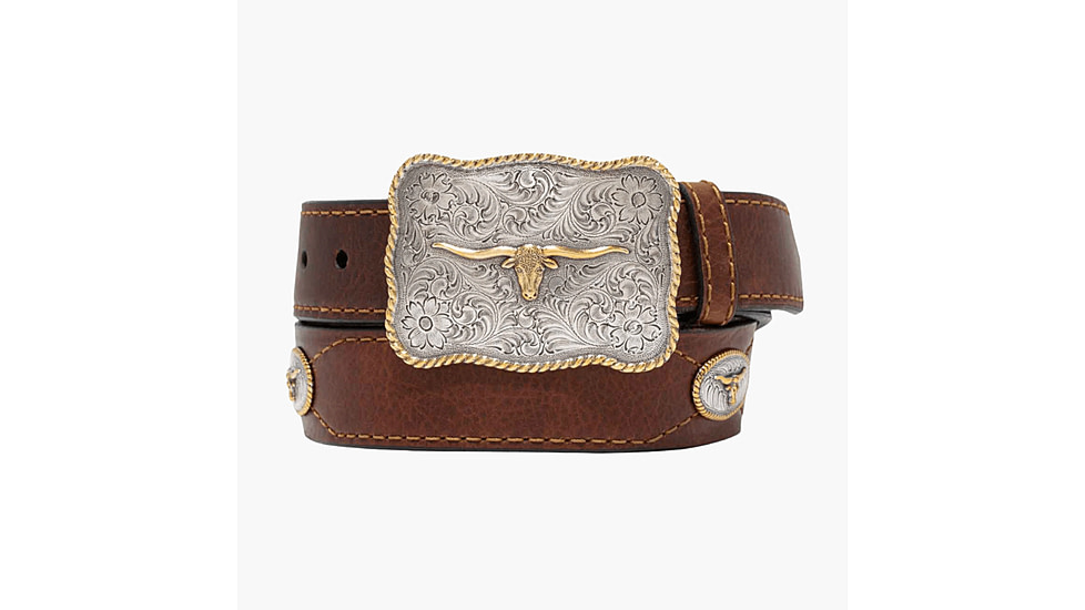 Lejon Texas Leather Belt - Mens, Brown, 40, VB-8102-40