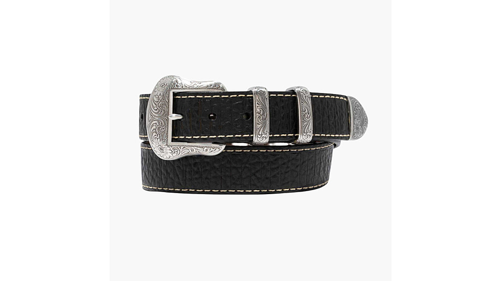 Lejon Wild Bill II Leather Belt - Mens, Black, 42, VB-8221-42