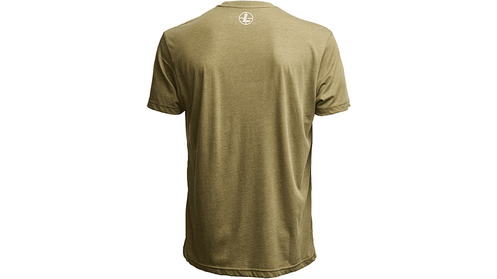 Leupold Distressed Badge Graphic T-Shirt, Large, Light Olive, 186535