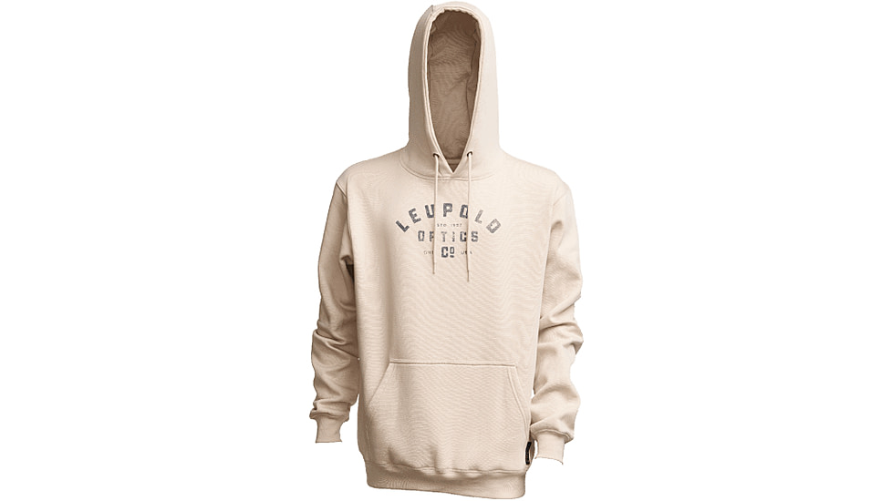 Leupold Distressed Badge Hoodie, 2XL, Bone, 186562