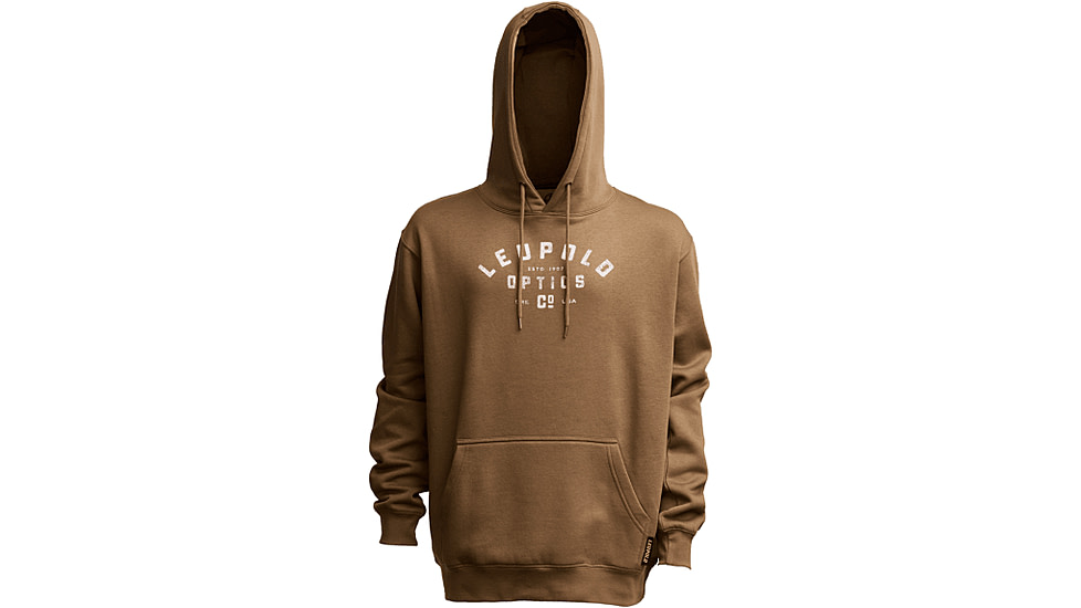 Leupold Distressed Badge Hoodie, 2XL, Otter, 186568