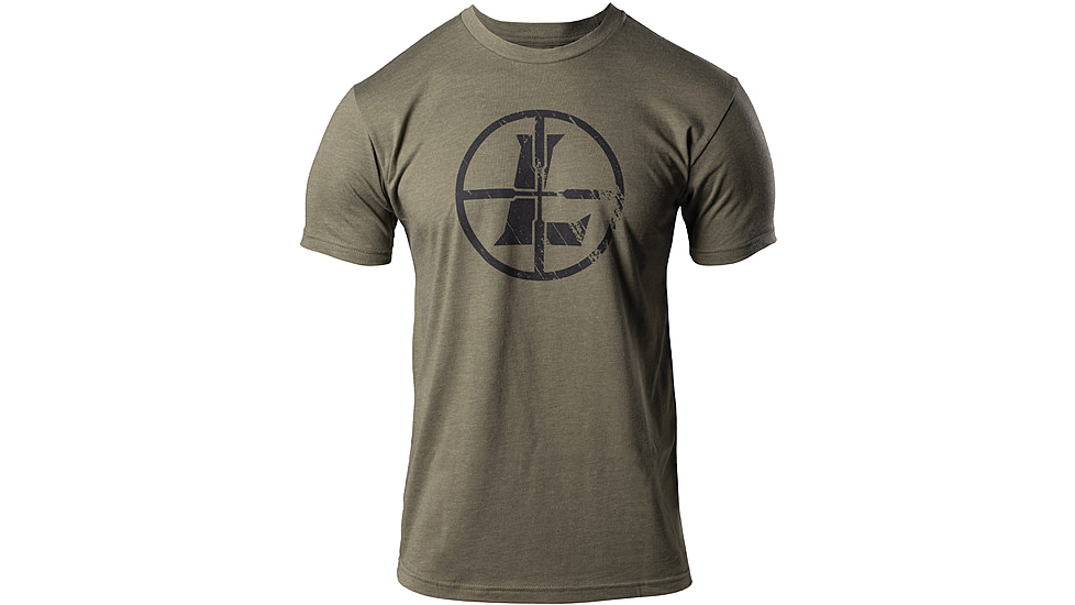 Leupold Distressed Reticle Tee - Mens, OD Green, Extra Large, 180251