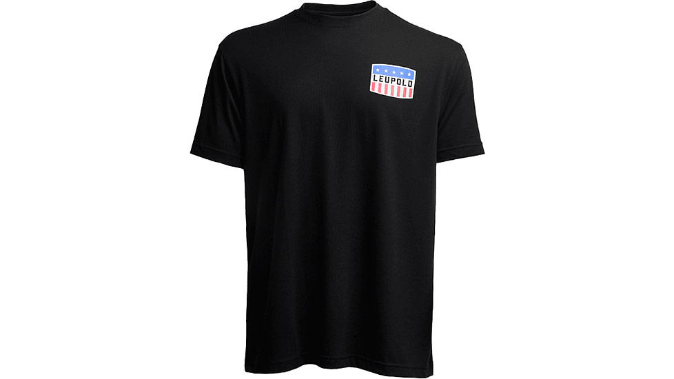 Leupold Flag Badge Graphic T-Shirt, Extra Large, Black, 186472
