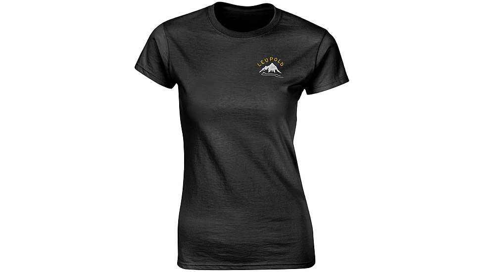Leupold Keep It Public Premium Short Sleeve Shirt - Womens, Cotton/Poly Blend, Black, Large 175183