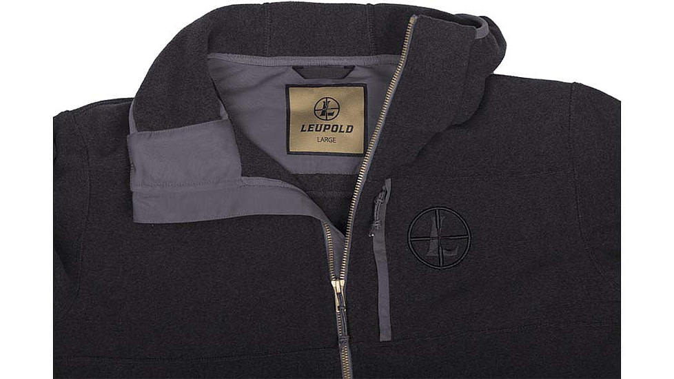 Leupold Make Ready Full Zip Hooded Fleece - Mens, Iron Gray, Extra Large, 182309