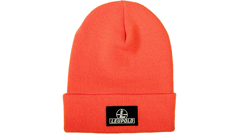 Leupold Reticle Beanie, Blaze Orange, One Size, 180410