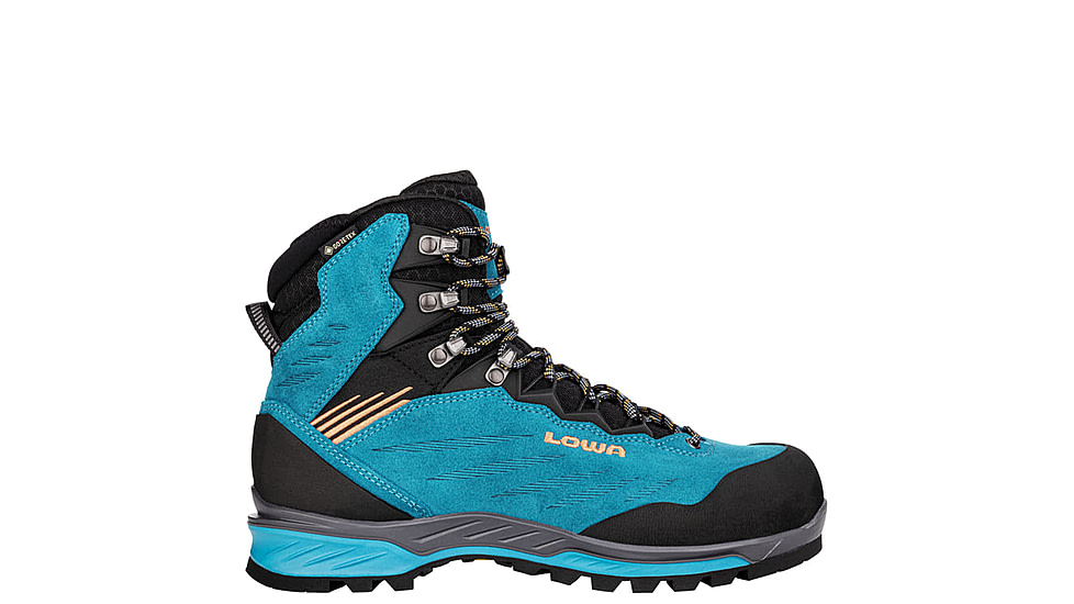 Lowa Cadin II GTX Mid Ws - Womens, Turquoise/Mandarin, 9, 197827018513