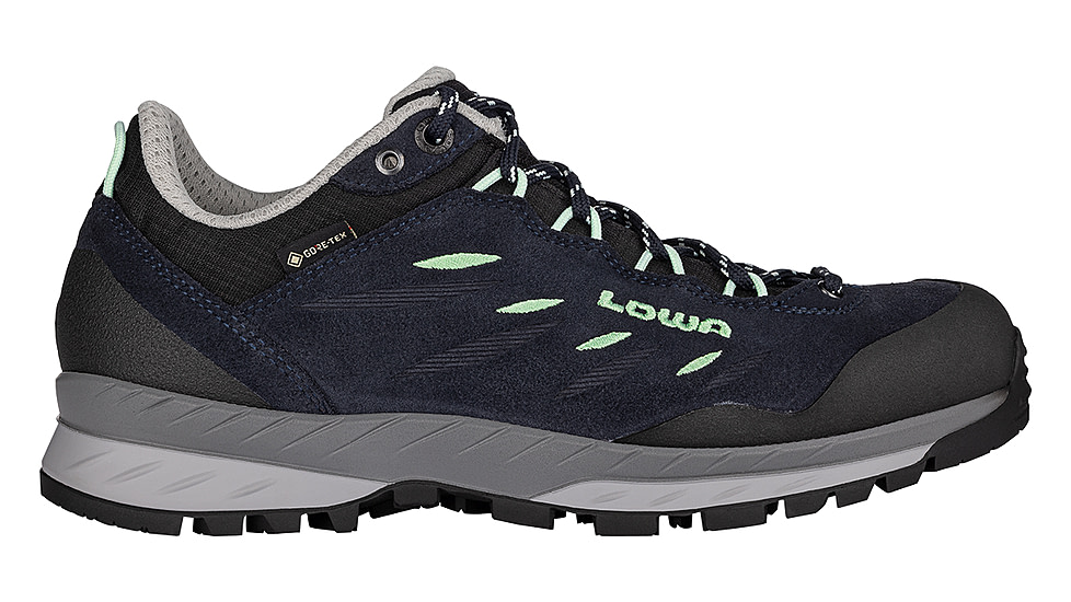 Lowa Delago GTX Lo Hiking Shoes - Womens, Navy/Milky Green, 7.5, 197827047643