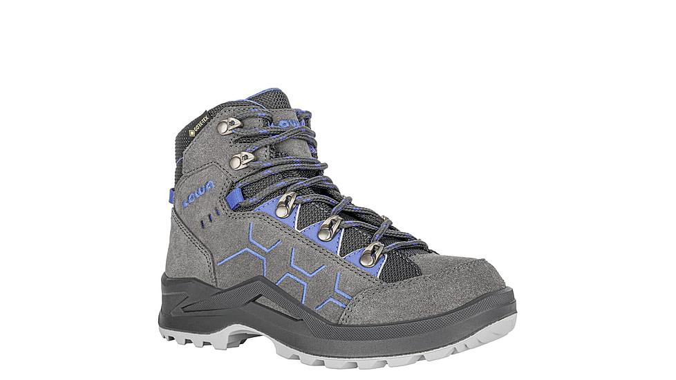 Lowa Kody Evo GTX Mid Junior - Unisex, Anthracite/Blue, M300, 197827026099