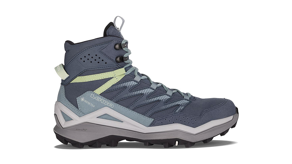 Lowa Maddox Pro GTX Mid Hiking Shoes - Womens, Smoke Blue/Slate Blue, 9, 197827046493