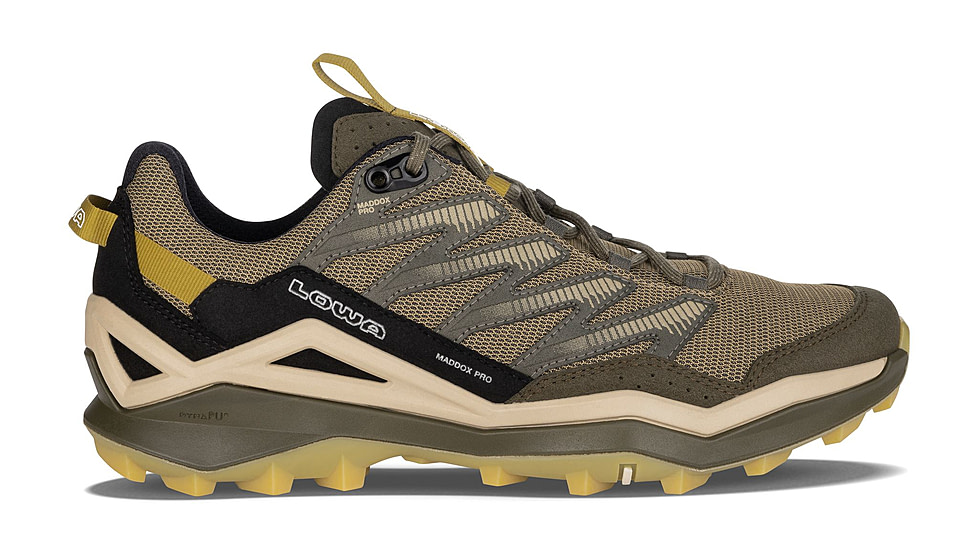 Lowa Maddox Pro Lo Hiking Shoes - Mens, Black/Olive, 10.5, 197827048183