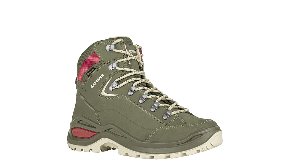 Lowa Renegade Evo GTX Mid Ws - Womens, Grey Green/Panna, 10, 197827012719