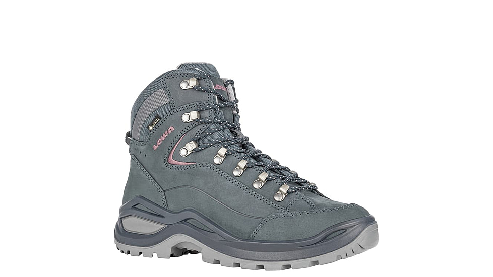 Lowa Renegade Evo GTX Mid Ws - Womens, Steel Blue/Old Rose, 10, 197827012597
