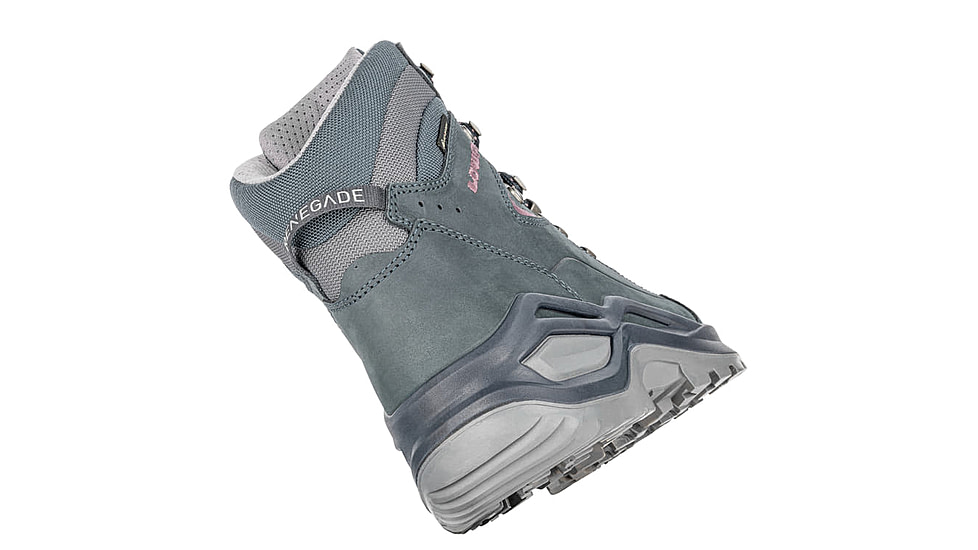 Lowa Renegade Evo GTX Mid Ws - Womens, Steel Blue/Old Rose, 10, 197827012597