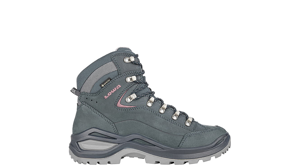 Lowa Renegade Evo GTX Mid Ws - Womens, Steel Blue/Old Rose, 10, 197827012597