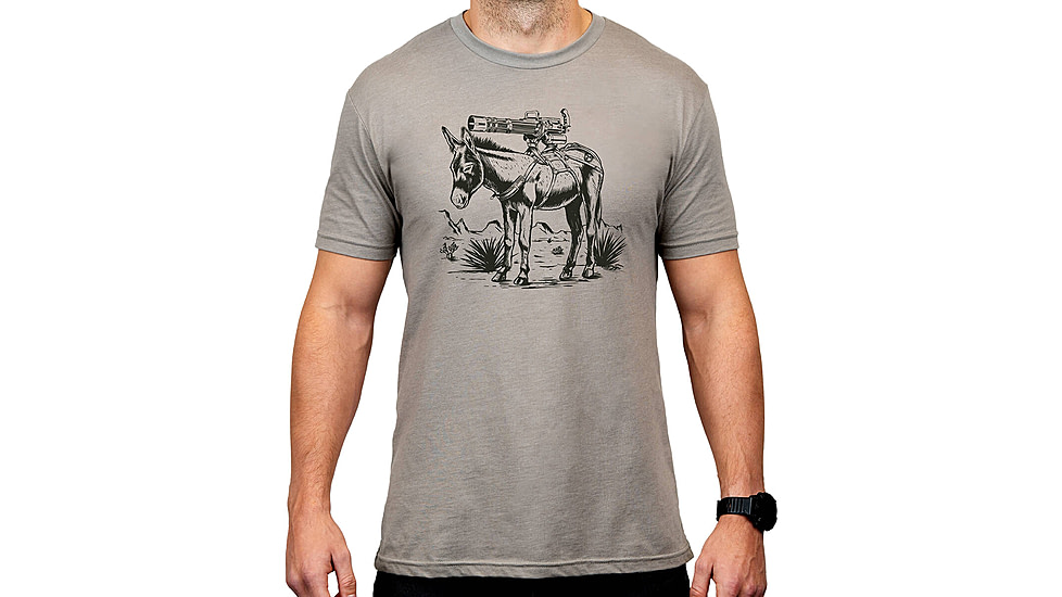 Magpul Industries Burro CVC Graphic T-Shirt - Men's, Stone Gray Heather, Medium, MAG1528-041-M