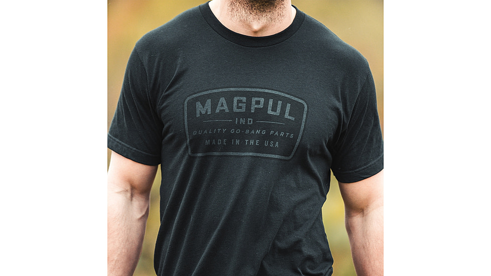 Magpul Industries Go Bang Parts Cotton T-Shirt, Black, Large, MAG1111-001-L