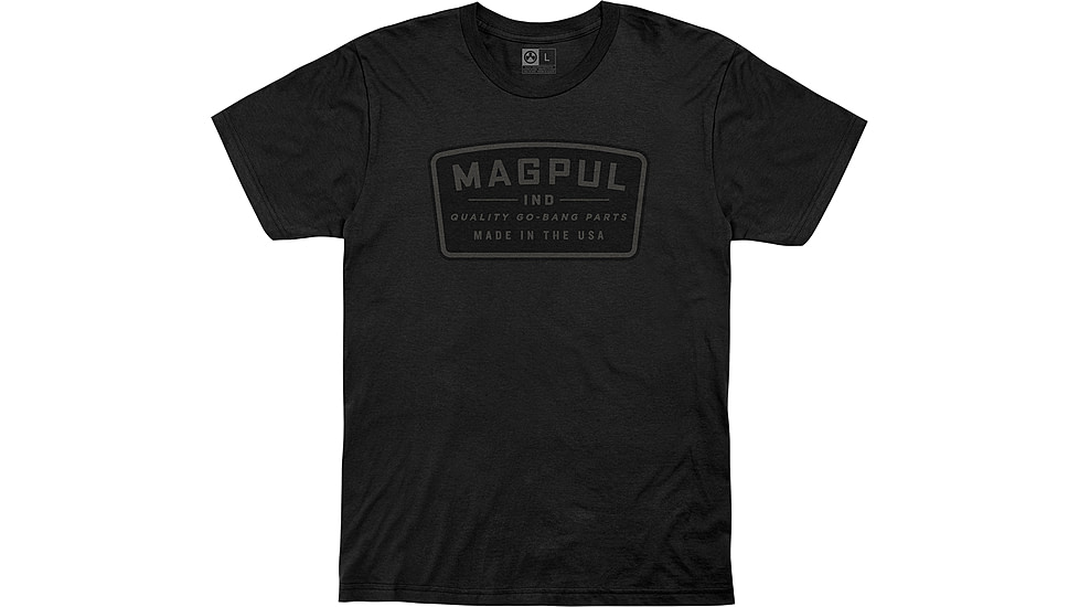 Magpul Industries Go Bang Parts Cotton T-Shirt, Black, Large, MAG1111-001-L