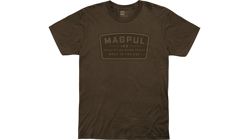 Magpul Industries Go Bang Parts Cotton T-Shirt, Brown, 3XL, MAG1111-200-3XL