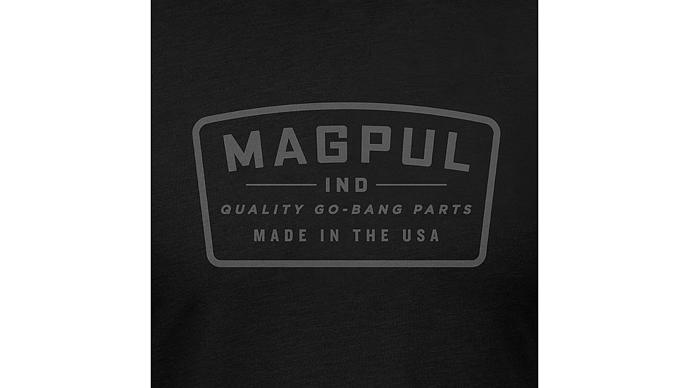 Magpul Industries Go Bang Parts Graphic T-Shirts - Mens, Black Cotton/Polyester Short Sleeve, Medium, MAG1526-001-M