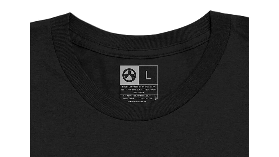 Magpul Industries Go Bang Parts Graphic T-Shirts - Mens, Black Cotton/Polyester Short Sleeve, Medium, MAG1526-001-M