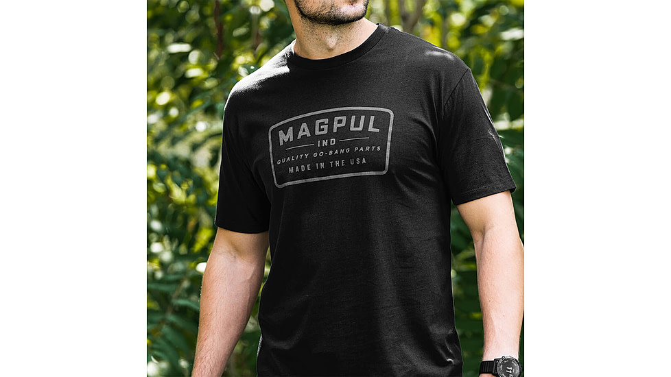 Magpul Industries Go Bang Parts Patch CVC Graphic T-Shirt - Men's, Black, Medium, MAG1526-001-M