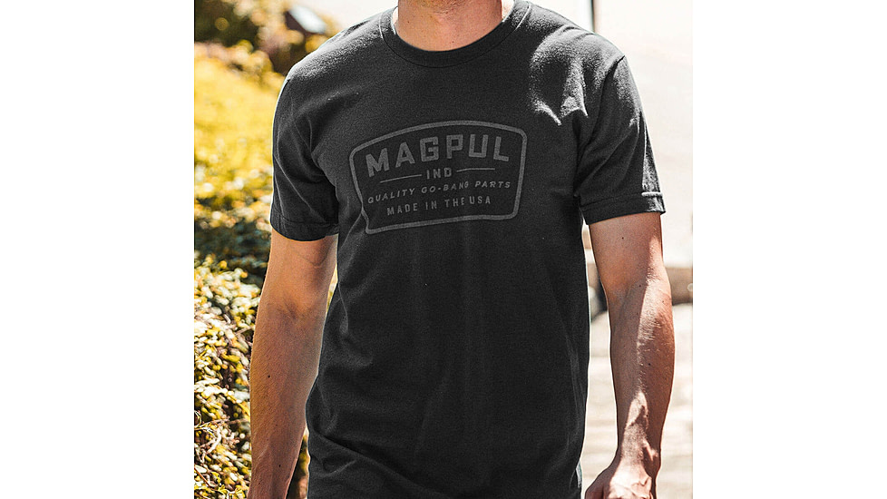 Magpul Industries Go Bang Parts Graphic T-Shirts - Mens, Cotton/Polyester Short Sleeve, Medium, MAG1526-010-M