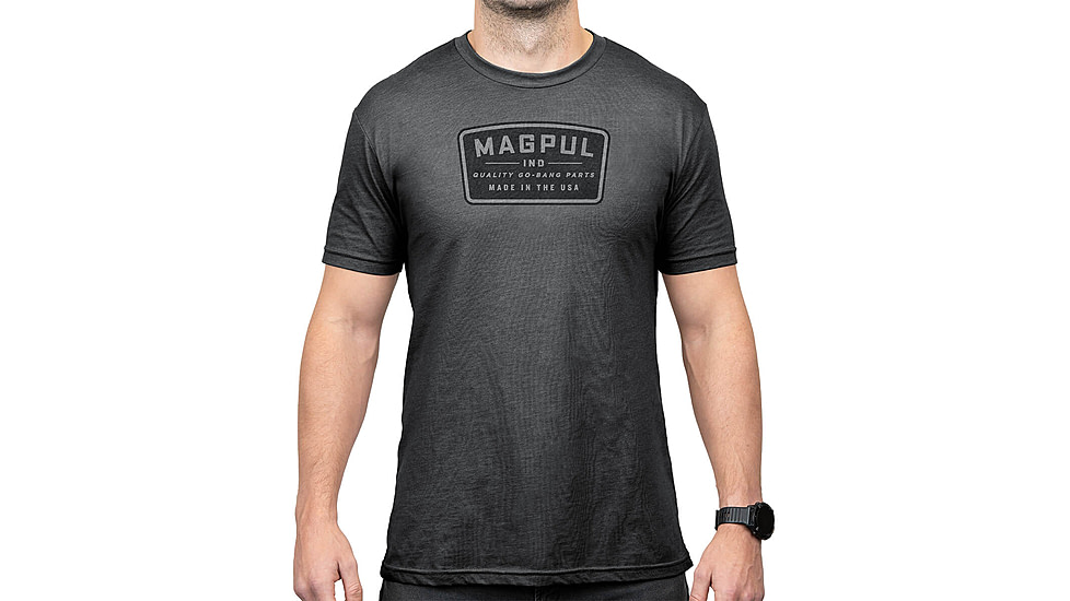Magpul Industries Go Bang Parts Graphic T-Shirts - Mens, Cotton/Polyester Short Sleeve, Medium, MAG1526-010-M