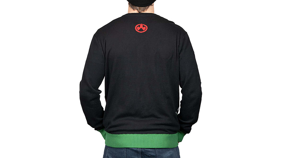 Magpul Industries Ugly Christmas Sweater Button Down, Krampus, Small, MAG1198-BLK-S