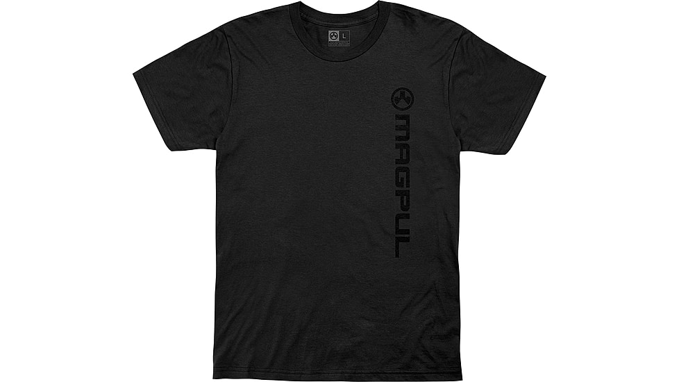 Magpul Industries Vert Logo Cotton T-Shirt, Black, XL, MAG1113-001-XL
