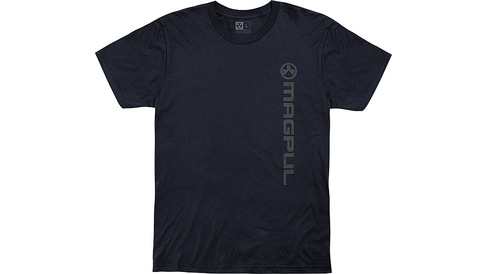 Magpul Industries Vert Logo Cotton T-Shirt, Navy, Medium, MAG1113-410-M