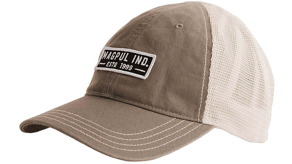 Magpul MAG1260-252 Established Garment Trucker Hat Driftwood Adjustable Snapback MAG1260252