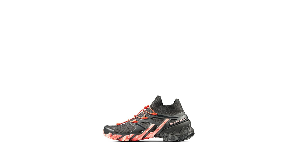 Mammut Aegility Pro Mid Hiking Shoes - Women's, 9.5 US, Black Dark Salmon, 3030-04610-00719-1080