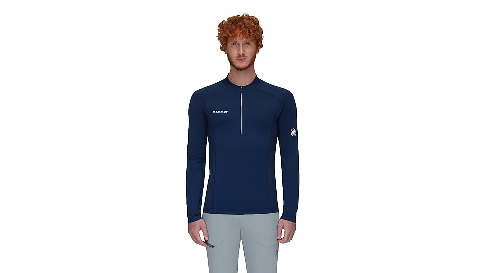 Mammut Aenergy FL Half Zip Longsleeve - Mens, Marine, Large, 1016-01330-5118-115