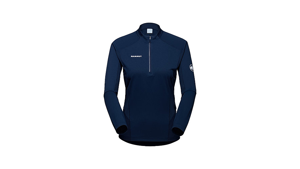 Mammut Aenergy FL Half Zip Longsleeve - Womens, Marine, Medium, 1016-01340-5118-114