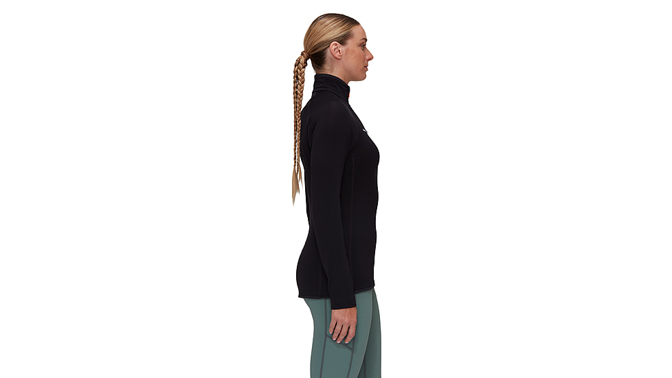 Mammut Aenergy Light ML Half Zip Pull Jacket - Womens, Black, L, 1014-05531-0001-115