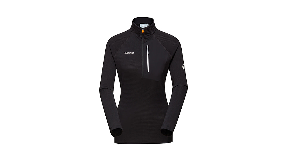 Mammut Aenergy Light ML Half Zip Pull Jacket - Womens, Black, L, 1014-05531-0001-115