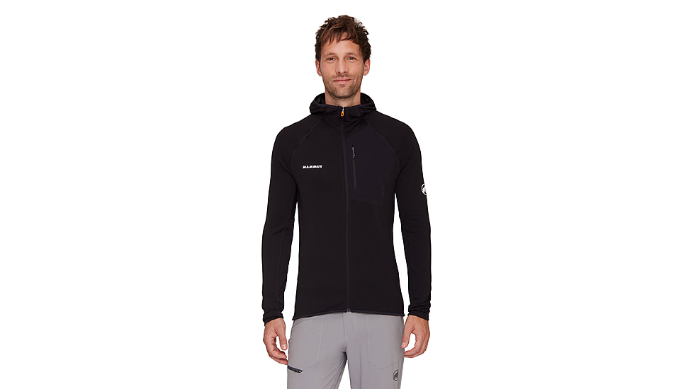 Mammut Aenergy Light ML Hooded Jacket - Mens, Black, L, 1014-05541-0001-115